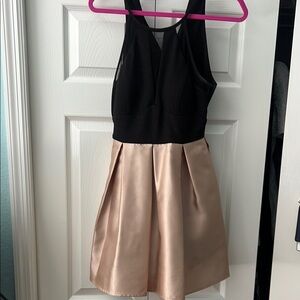 Elegant Black and Gold Dress